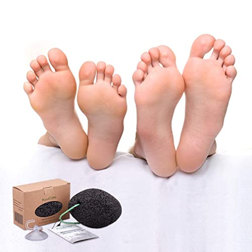 KuuCare Pumice Stone for Feet, Natural Earth Lava Pumice Stone - Foot File Ca...