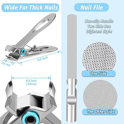 Podiatrist Toenail Clippers for Thick Nails, Professional Ingrown Toenail Too...