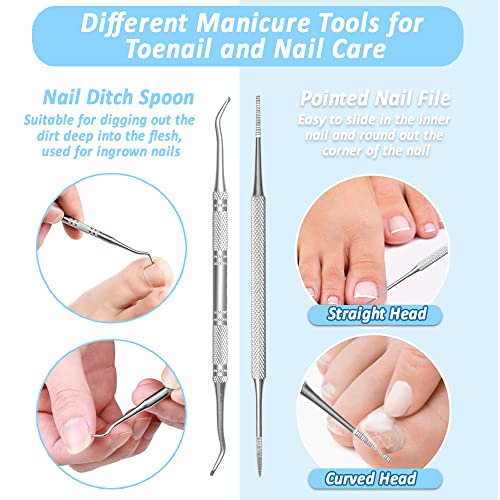 Podiatrist Toenail Clippers for Thick Nails, Professional Ingrown Toenail Too...