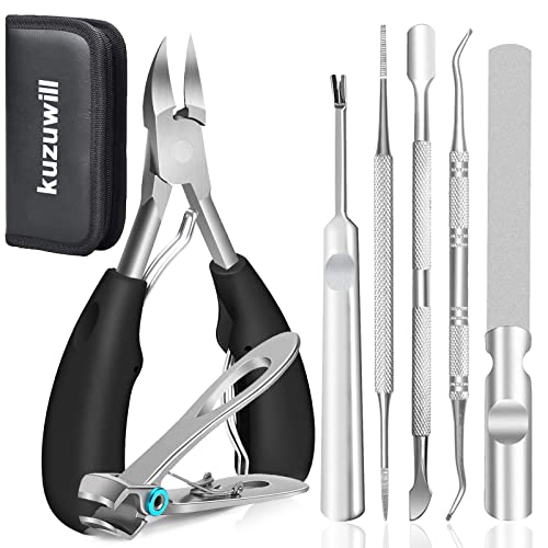 Podiatrist Toenail Clippers for Thick Nails, Professional Ingrown Toenail Too...