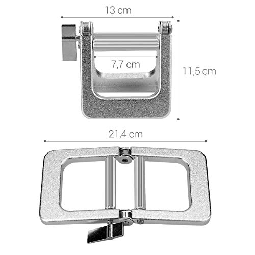 kwmobile Metal Toothpaste Tube Squeezer - Large Multifunctional Tube Wringer ...