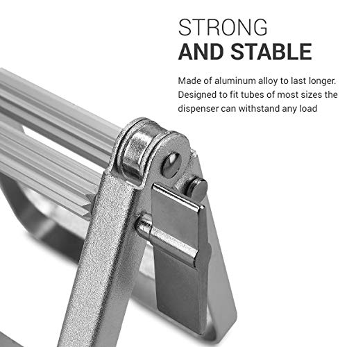 kwmobile Metal Toothpaste Tube Squeezer - Large Multifunctional Tube Wringer ...