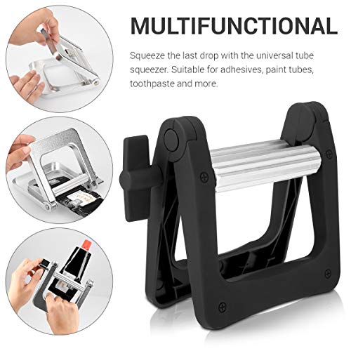 kwmobile Plastic Toothpaste Tube Squeezer - Large Multifunctional Tube Wringe...