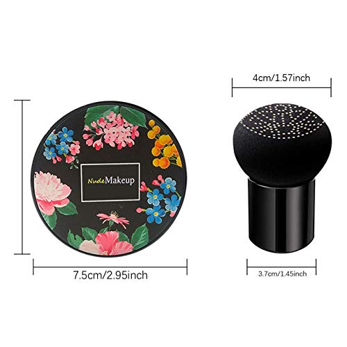 2 Pack Mushroom Head Air Cushion BB Cream, Concealer Lasting Nude Makeup Mois...