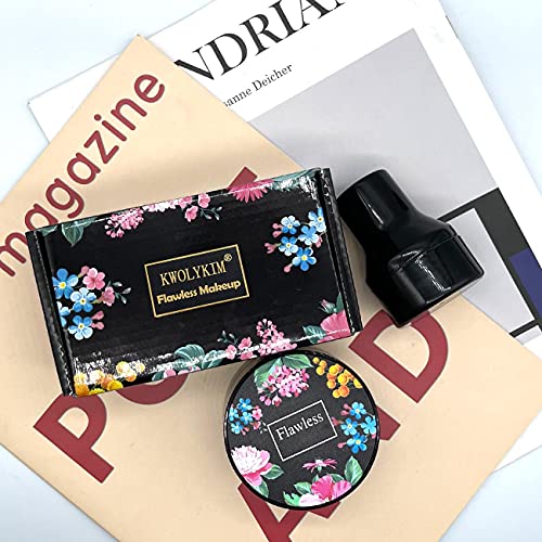 2 Pack Mushroom Head Air Cushion BB Cream, Concealer Lasting Nude Makeup Mois...