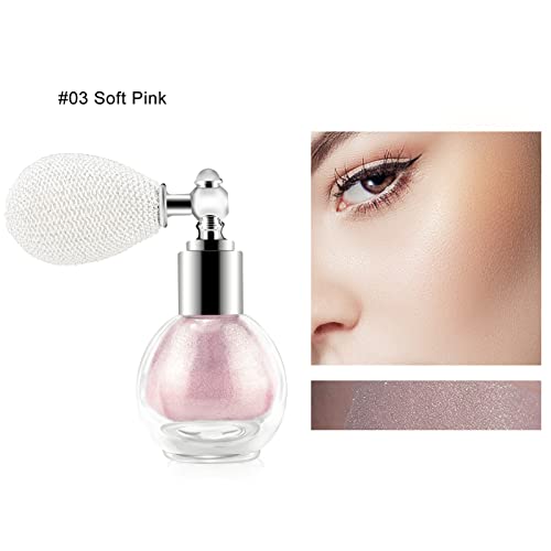 KYDA Highlighter Powder Spray, Glitter High Gloss Spray Shimmer Sparkle Powde...
