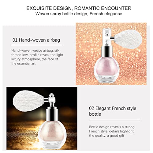 KYDA Highlighter Powder Spray, Glitter High Gloss Spray Shimmer Sparkle Powde...