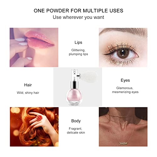 KYDA Highlighter Powder Spray, Glitter High Gloss Spray Shimmer Sparkle Powde...