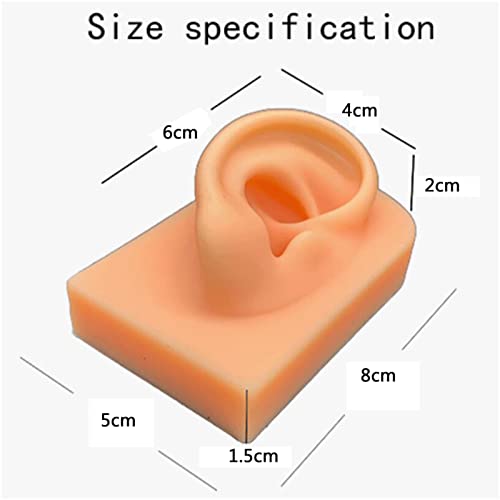 KZ55H Human Ear Model, 1 Pair Silicone Ear Model, Highly Simulated Ear Models...