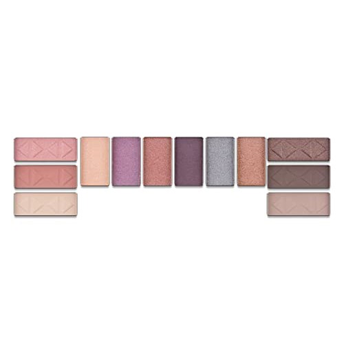 L.A. COLORS Day To Night 12 Color Eyeshadow Palette, Dawn, 0.28 Oz