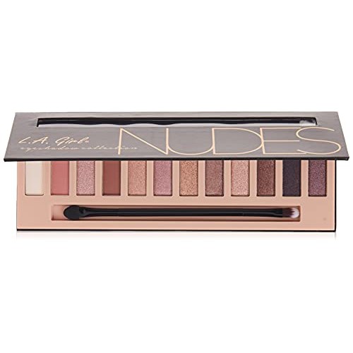 L.A. Girl Beauty Brick Eyeshadow, Nudes, 0.42 Ounce