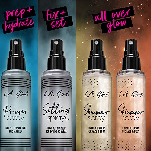 L.A. Girl Shimmer Spray, 2.7 Fl Oz, Gold