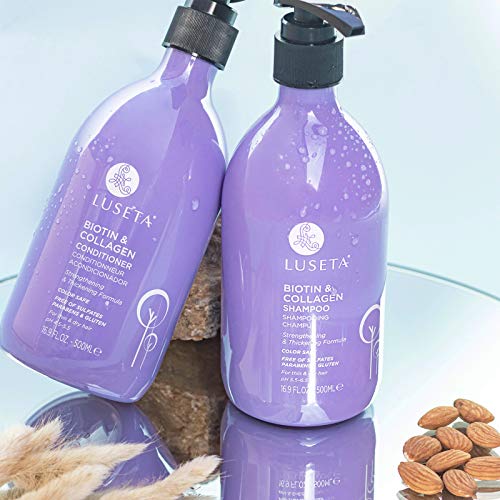 Luseta Biotin & Collagen Shampoo & Conditioner Set 2 x 16.9oz - Thickening fo...