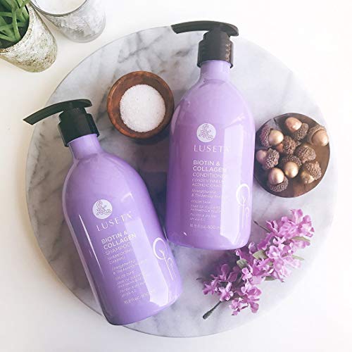 Luseta Biotin & Collagen Shampoo & Conditioner Set 2 x 16.9oz - Thickening fo...