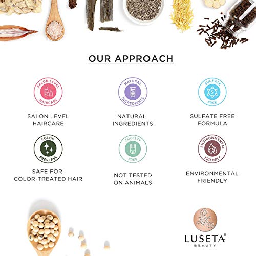 Luseta Keratin Shampoo and Conditioner for Color Treated Damaged & Dry Hair, ...