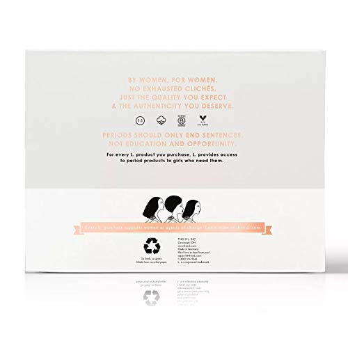 L. Organic Cotton Regular and Super Absorbency Compact Tampons Multipack Refi...