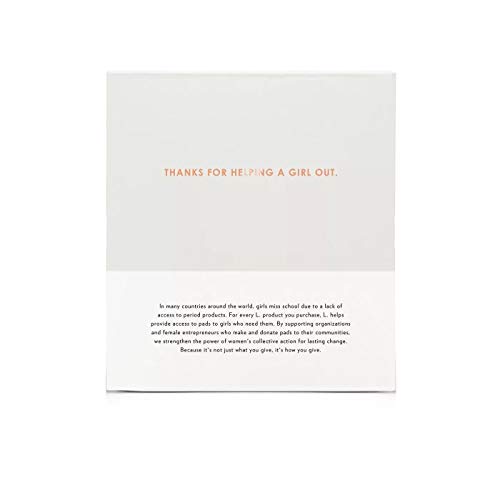 L. Organic Cotton Regular and Super Absorbency Compact Tampons Multipack Refi...