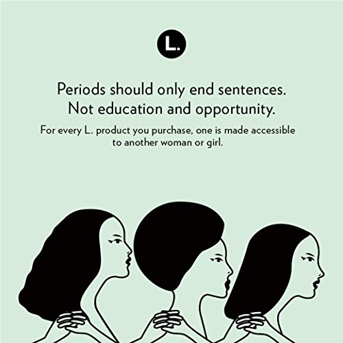 L. Organic Cotton Tampons with BPA-Free Applicators, Super Absorbency, 30 Count