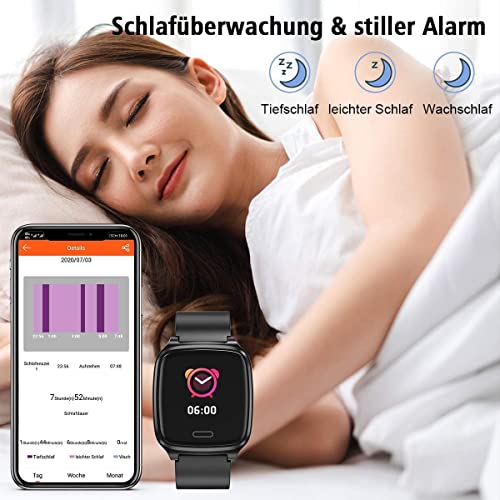 Fitness Tracker, L8star Smart Watch Heart Rate Activity Tracker with 1.3 inch...