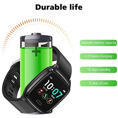 Fitness Tracker, L8star Smart Watch Heart Rate Activity Tracker with 1.3 inch...