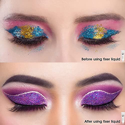 DE'LANCI Eye Primer Eyeshadow Base, La Catrina 2.0 Professional Makeup Glitte...