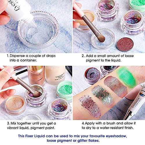 DE'LANCI Eye Primer Eyeshadow Base, La Catrina 2.0 Professional Makeup Glitte...