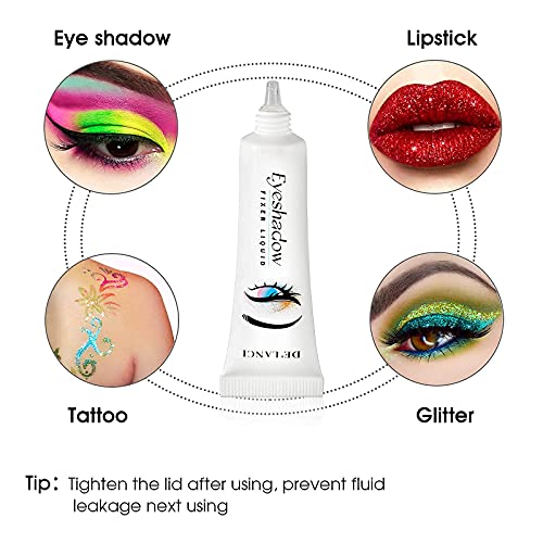 DE'LANCI Eye Primer Eyeshadow Base, La Catrina 2.0 Professional Makeup Glitte...