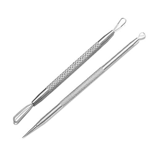 Blackhead Remover, 2 PCS Pimple Popper Tool，Stainless Steel Pimple Extractor...