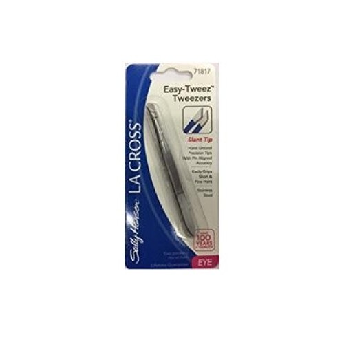 Sally Hansen LA Cross Cuticle Scissors 72823 + Easy-Tweez Slant Tip Tweezers ...