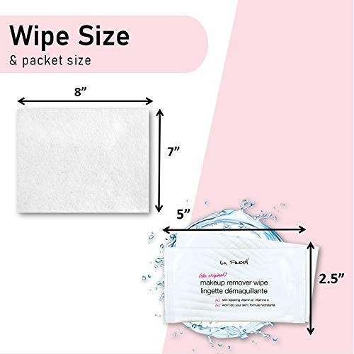 La Fresh Makeup Remover Cleansing Face Wipes Case of 50ct Facial Towelettes w...
