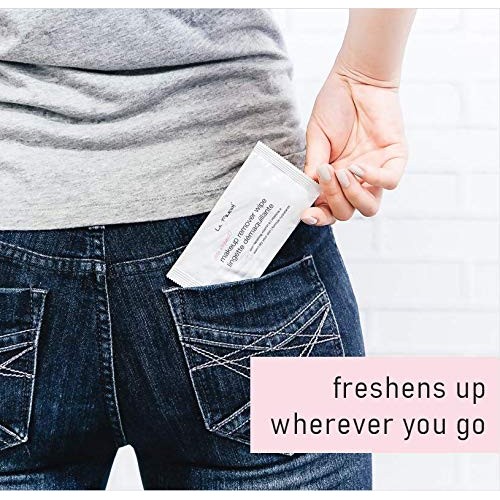 La Fresh Makeup Remover Cleansing Face Wipes Case of 50ct Facial Towelettes w...