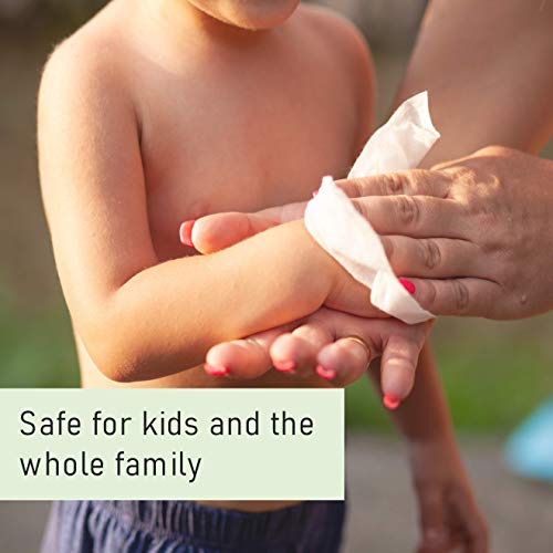 La Fresh Mosquito Repellent Wipes, Individually Wrapped - Natural, Deet Free,...