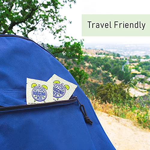 La Fresh Mosquito Repellent Wipes, Individually Wrapped - Natural, Deet Free,...