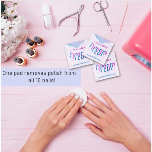 LA Fresh Nail Polish Remover Pads Pack of 50ct Individually Wrapped with Lave...