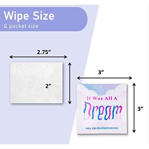 LA Fresh Nail Polish Remover Pads Pack of 50ct Individually Wrapped with Lave...