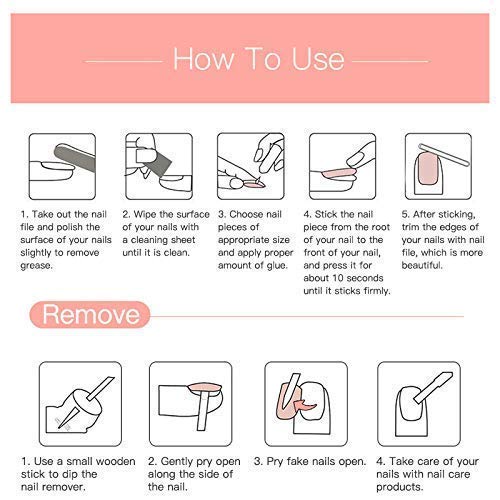 12pairs=24pcs Press on False Nails+Blackhead Remover Peel Off Mask