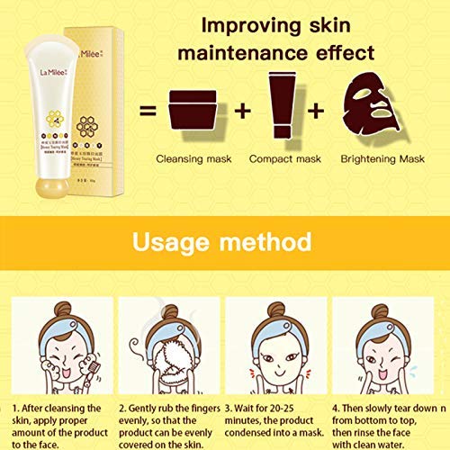 Blackhead Remover Peel Off Mask Deep Pore Acne Cleansing Facial Mask Nose Sme...