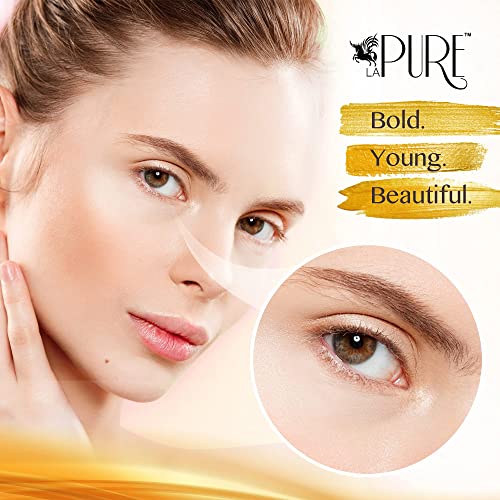 LA PURE 24K Gold Eye Treatment Masks - Under Eye Patches, Dark Circles Under ...