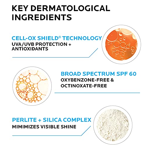 La Roche-Posay Anthelios Clear Skin Dry Touch Sunscreen SPF 60, Oil Free Face...