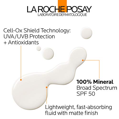 La Roche-Posay Anthelios Mineral Ultra-Light Fluid Broad Spectrum SPF 50, Fac...