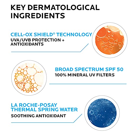 La Roche-Posay Anthelios Mineral Ultra-Light Fluid Broad Spectrum SPF 50, Fac...