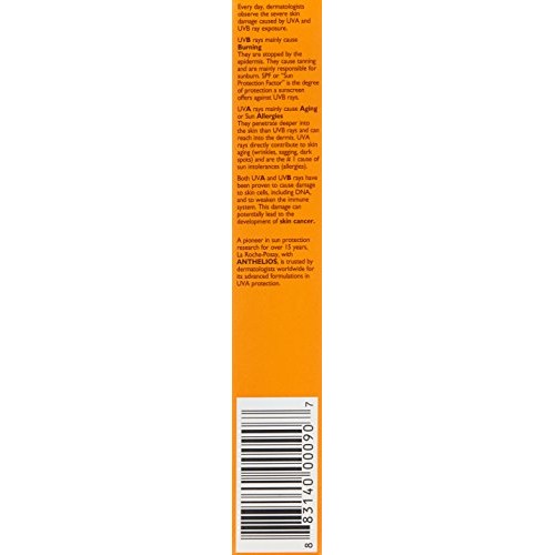 La Roche-Posay Anthelios Mineral Ultra-Light Fluid Broad Spectrum SPF 50, Fac...