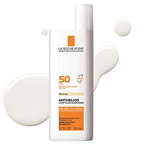 La Roche-Posay Anthelios Mineral Ultra-Light Fluid Broad Spectrum SPF 50, Fac...
