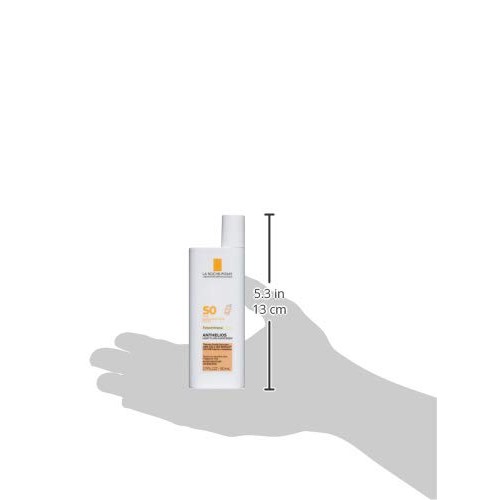 La Roche-Posay Anthelios Tinted Sunscreen SPF 50, Ultra-Light Fluid Broad Spe...