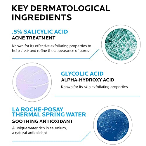 La Roche-Posay Effaclar Clarifying Solution Acne Toner with Salicylic Acid an...