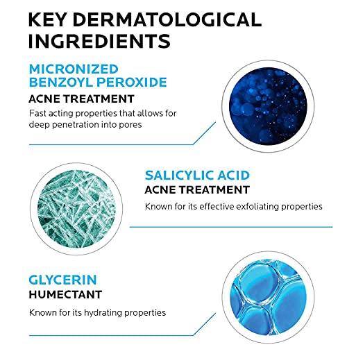 La Roche-Posay Effaclar Dermatological Acne Treatment 3-Step System with Medi...