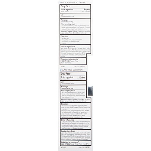 La Roche-Posay Effaclar Dermatological Acne Treatment 3-Step System with Medi...