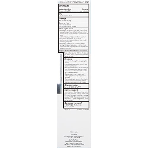 La Roche-Posay Effaclar Dermatological Acne Treatment 3-Step System with Medi...