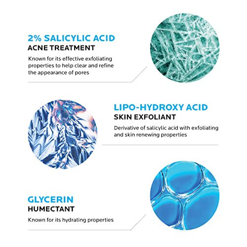 La Roche-Posay Effaclar Medicated Gel Facial Cleanser, Foaming Acne Face Wash...