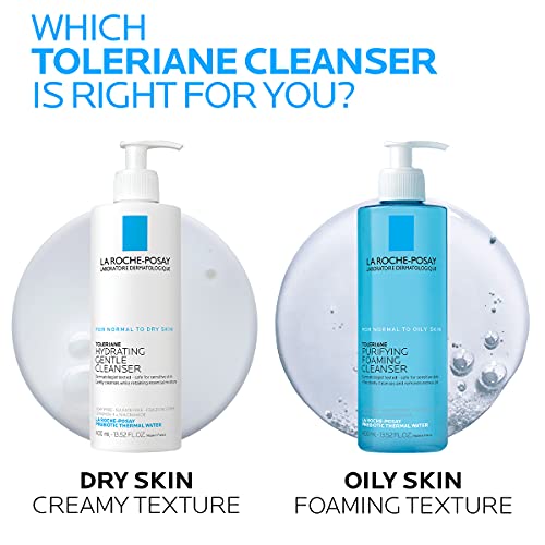 La Roche-Posay Toleriane Hydrating Gentle Facial Cleanser, Daily Face Wash wi...